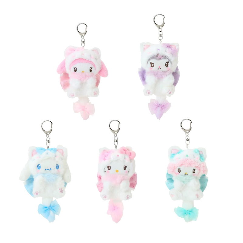 Car Care - Portachiavi Hello Kitty Cream Cat Bowknot