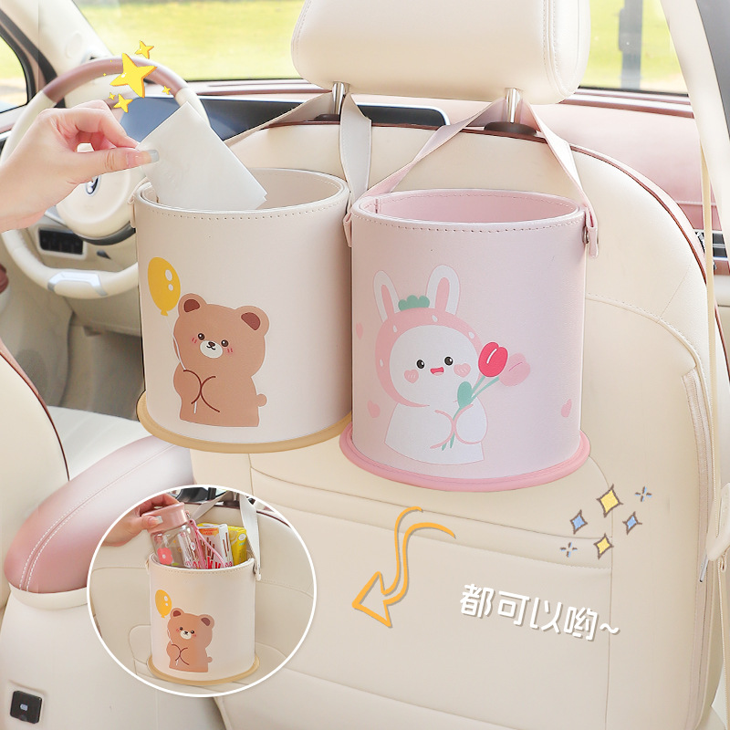 Pattumiera per auto Sedia per  - Waterproof Car Trash Can With Lid recensione e prezzo