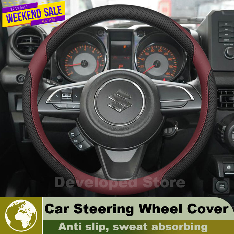 Coprivolante in Pelle per Suzu - Car Steering Wheel Cover Anti Slip Breathable recensione e prezzo