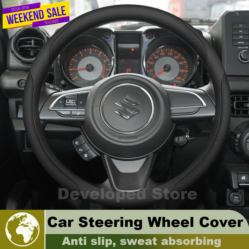 Coprivolante in Pelle per Suzu - Car Steering Wheel Cover Anti Slip Breathable recensione e prezzo