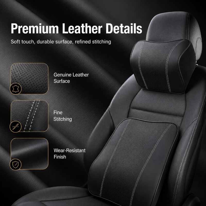 Cuscino per il Collo in Memory - Memory Foam Car Neck Pillow Lumbar Support recensione e prezzo