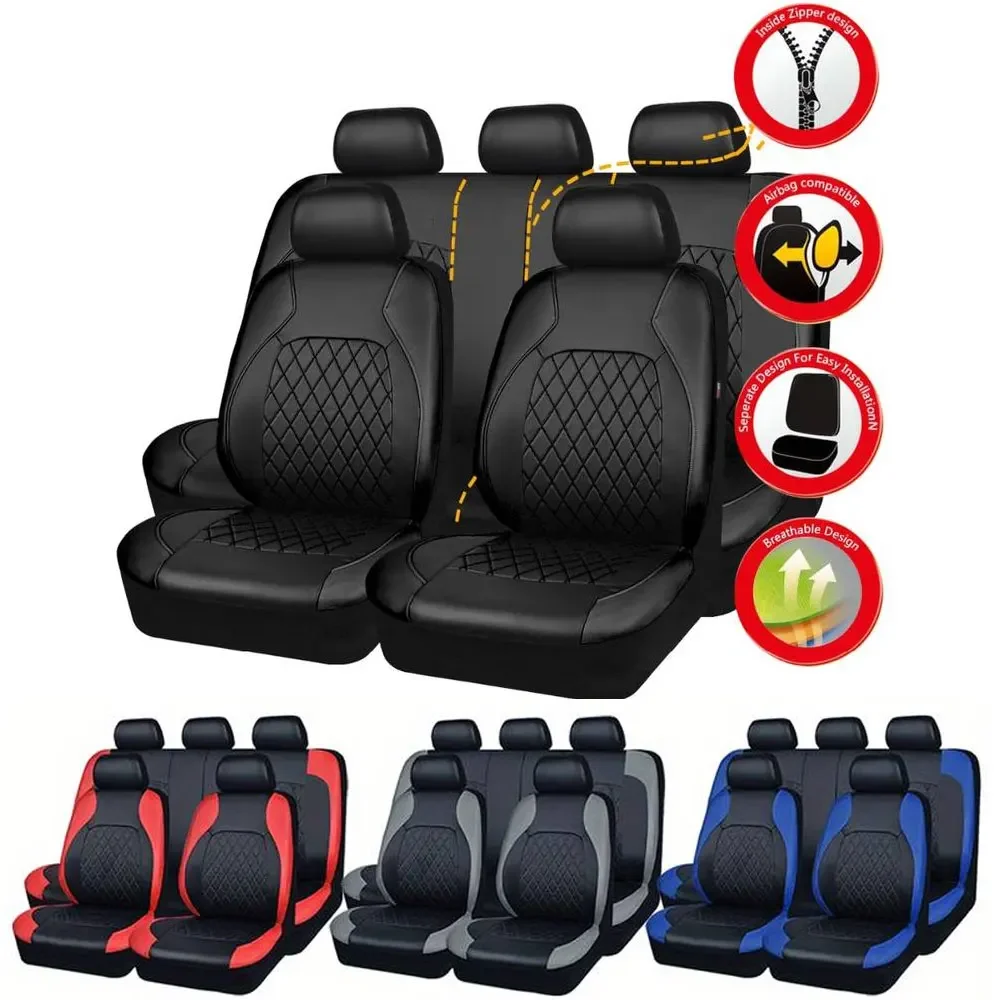 Coprisedili Universali in Ecop - Leather Car Seat Covers Full Set Universal recensione e prezzo