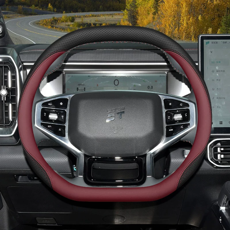 2026 PER JETOUR Dashing T1 T2  - Car Steering Wheel Cover Anti Slip Breathable recensione e prezzo