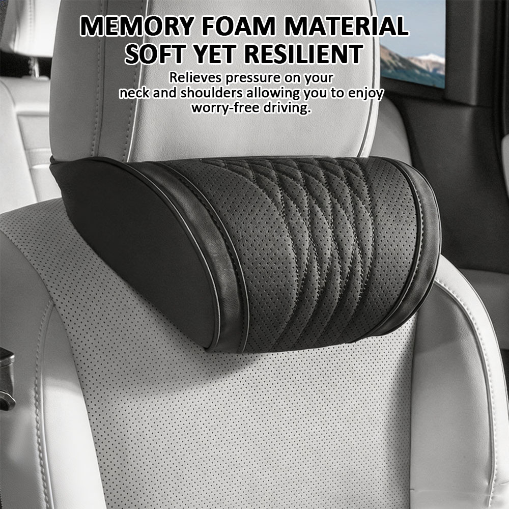 Lussuoso cuscino poggiatesta p - Memory Foam Car Neck Pillow Lumbar Support recensione e prezzo