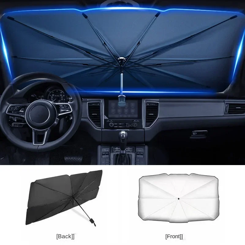 Ombrellone Parasole Portatile  - Car Sunshade Windshield Umbrella Foldable recensione e prezzo