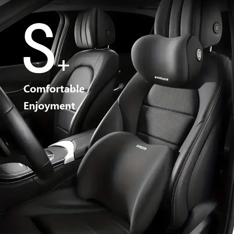 Per il comfort di guida: Acces - Memory Foam Car Neck Pillow Lumbar Support recensione e prezzo